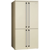Smeg FQ960P6 Victoria American Fridge Freezer,  Non-Plumbed, Cream, E Rated