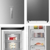 Hisense FT3K310SAIE No Frost Tall Freezer, Stainless Steel, E Rated