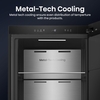 Hisense FT5K310GSFC Total No Frost Tall Freezer, Black, C Rated