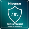 Hisense FV298N4ACE No Frost Tall Freezer, Stainless Steel, E Rated