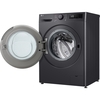 LG FWY606GBLN1 Washer Dryer, 10kg/6kg, 1400 Spin, Grey, A Rated