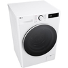 LG FWY706WWTN1 Washer Dryer, 10kg/6kg, 1400 Spin, White, D Rated