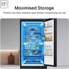 LG GBFSJ10DEP Total No Frost Fridge Freezer, 60/40, Black, D Rated