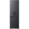 LG GBFSJ10DEP Total No Frost Fridge Freezer, 60/40, Black, D Rated