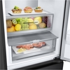 LG GBV5240CEP No Frost Fridge Freezer, 70/30, Black, C Rated