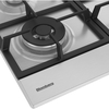 Blomberg GEN73415E 58cm 4 Burner Gas Hob, Stainless Steel