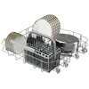 AEG GF6100C2SNW Dishwasher, 13 Place Settings, White, C Rated