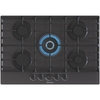 Hisense GG773B 75cm 5 Burner Gas Hob, Black