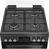 Blomberg GGRN655N Gas Cooker with Double Oven, Grey, A+ Rated