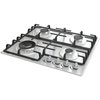 Hisense GM663XB 60cm 4 Burner Gas Hob, Stainless Steel