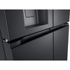 LG GMF960EV4E American Fridge Freezer,  Plumbed, Black, E Rated