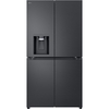 LG GMF960EV4E American Fridge Freezer,  Plumbed, Black, E Rated