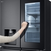LG GMG96CRAFT American Fridge Freezer,  Plumbed, Black, E Rated