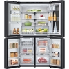 LG GMG96CRAFT American Fridge Freezer,  Plumbed, Black, E Rated
