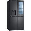LG GMG96CRAFT American Fridge Freezer,  Plumbed, Black, E Rated