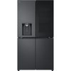 LG GMG96CRAFT American Fridge Freezer,  Plumbed, Black, E Rated