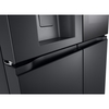 LG GMK960EV2E American Fridge Freezer,  Plumbed, Black, E Rated