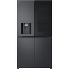 LG GMK960EV2E American Fridge Freezer,  Plumbed, Black, E Rated