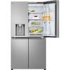 LG GML960PYFE American Fridge Freezer,  Plumbed, Silver, E Rated