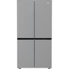 Beko GN446224VPS American Style Fridge Freezer with HarvestFresh, Stainless Steel, E Rated,  Non-Plumbed