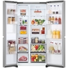 LG GSBC40PYPE American Fridge Freezer,  Non-Plumbed, Silver, E Rated