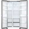 LG GSBC40PYPE American Fridge Freezer,  Non-Plumbed, Silver, E Rated