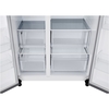 LG GSBC40PYPE American Fridge Freezer,  Non-Plumbed, Silver, E Rated