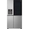 LG GSGV80PYLL InstaView� American Fridge Freezer with Plumbed Ice and Water Dispenser,  Plumbed, Silver, E Rated