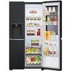 LG GSGV81EPLD American Fridge Freezer,  Non-Plumbed, Black, D Rated