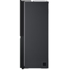 LG GSGV81EPLD American Fridge Freezer,  Non-Plumbed, Black, D Rated