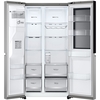 LG GSGV81PYLL American Fridge Freezer,  Non-Plumbed, Silver, E Rated