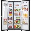 LG GSLC40EPPE American Fridge Freezer,  Plumbed, Black, E Rated