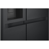 LG GSLC40EPPE American Fridge Freezer,  Plumbed, Black, E Rated
