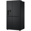LG GSLC40EPPE American Fridge Freezer,  Plumbed, Black, E Rated