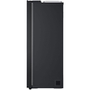LG GSLC40EPPE American Fridge Freezer,  Plumbed, Black, E Rated