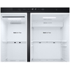LG GSLC40EPPE American Fridge Freezer,  Plumbed, Black, E Rated