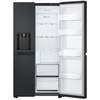LG GSLC40EPPE American Fridge Freezer,  Plumbed, Black, E Rated