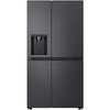 LG GSLC40EPPE American Fridge Freezer,  Plumbed, Black, E Rated