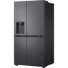 LG GSLC41EPPE American Fridge Freezer,  Non-Plumbed, Black, E Rated