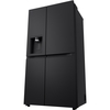 LG GSLE81EPBC American Fridge Freezer,  Non-Plumbed, Black, C Rated