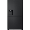 LG GSLE81EPBC American Fridge Freezer,  Non-Plumbed, Black, C Rated