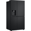 LG GSLE81EPBD American Fridge Freezer, Black, D Rated,  Non-Plumbed