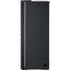 LG GSLE91EVAB American Fridge Freezer, Black, B Rated,  Non-Plumbed