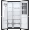 LG GSXE80EVBE InstaView&trade; American Fridge Freezer, Black, E Rated,  Plumbed
