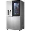 LG GSXE90BSAD American Fridge Freezer, Stainless Steel, D Rated,  Plumbed