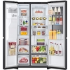 LG GSXE90EVAD American Fridge Freezer,  Plumbed, Black, D Rated