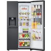 LG GSXE90EVDD American Fridge Freezer, Black, D Rated,  Plumbed