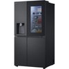 LG GSXE90EVDD American Fridge Freezer, Black, D Rated,  Plumbed