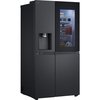 LG GSXE90EVDD American Fridge Freezer, Black, D Rated,  Plumbed