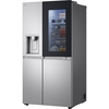 LG GSXE91BSAD American Fridge Freezer,  Non-Plumbed, Stainless Steel, D Rated